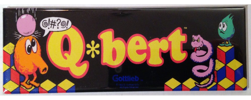 Qbert - Marquee - Magnet - Gottlieb