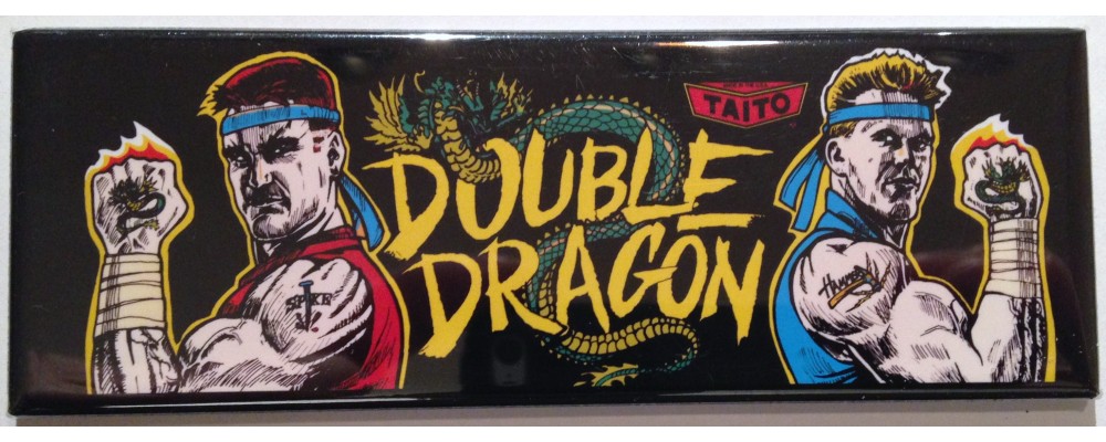 Double Dragon - Marquee - Magnet - Taito