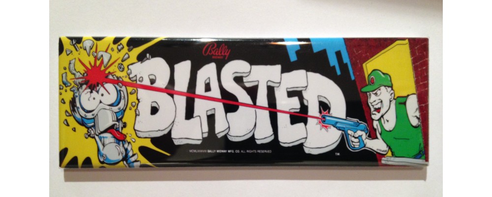 Blasted - Marquee - Magnet - Bally/Midway