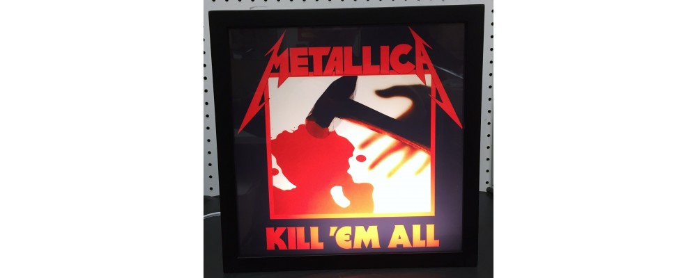 Metallica Kill 'Em All - Album Cover Print - Lightbox