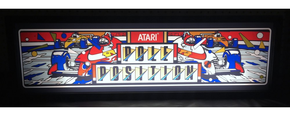 Pole Position Arcade Marquee - Lightbox - Atari