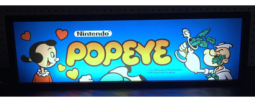 Popeye Arcade Marquee - Lightbox - Nintendo