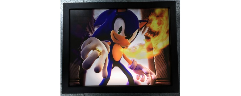 Sonic - Video Game Print - Lightbox - Sega