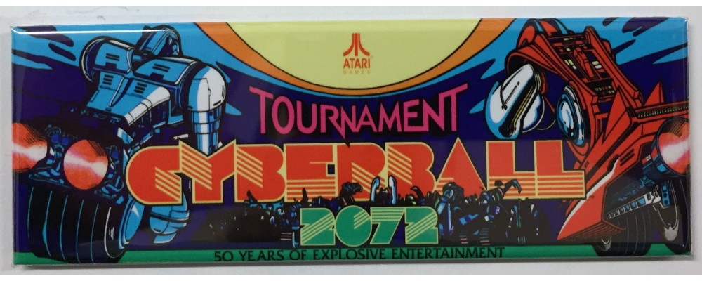 Tournament Cyberball 2072 - Marquee - Magnet - Atari