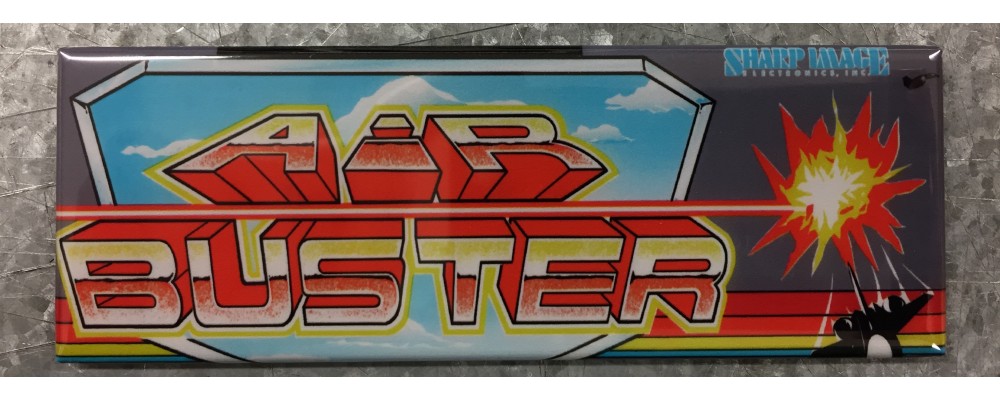 Air Buster - Arcade Game Marquee - Magnet - Sharp Image