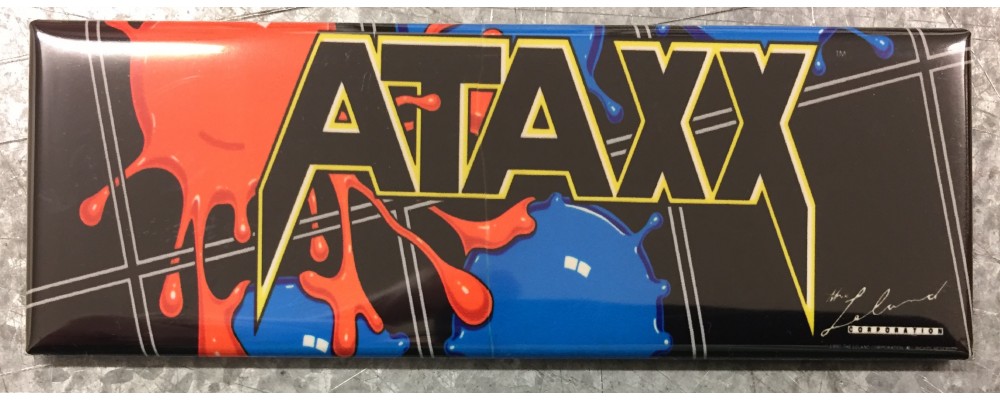 Ataxx - Arcade Game Marquee - Magnet - Leland