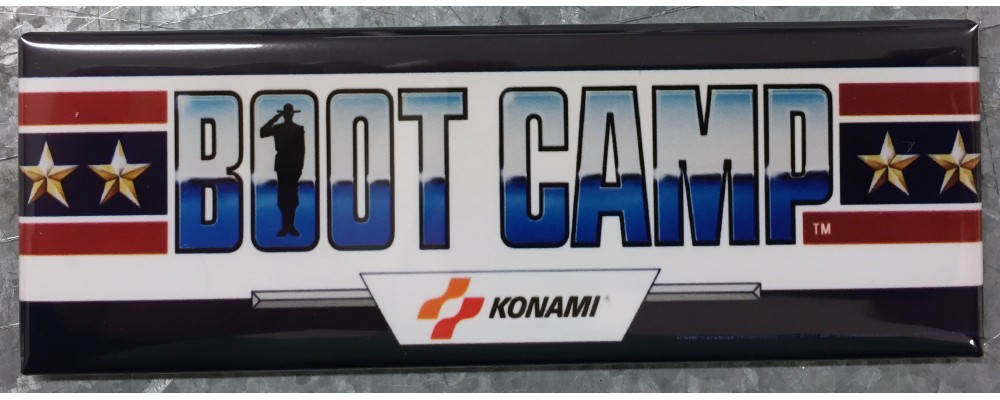 Boot Camp - Arcade Game Marquee - Magnet - Konami