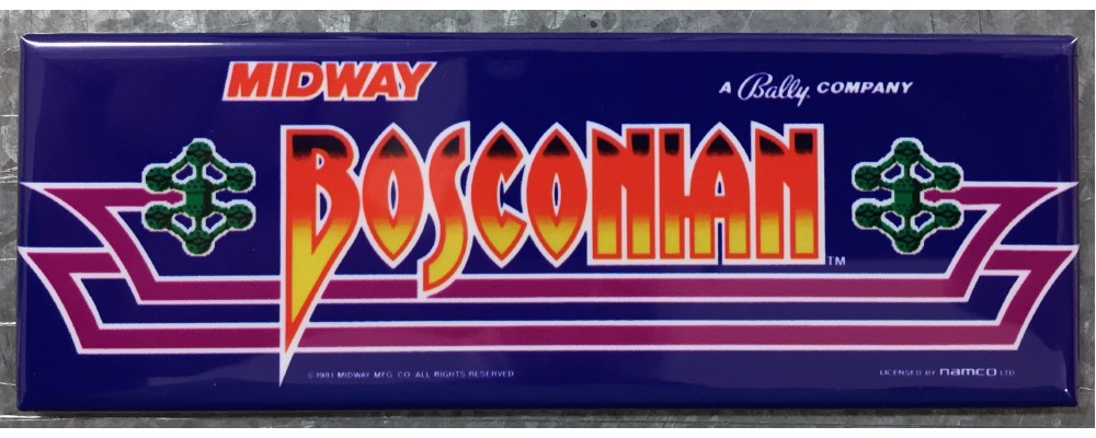 Bosconian - Marquee - Magnet - Midway