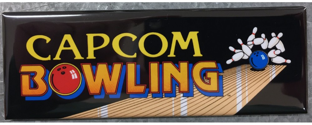 Capcom Bowling - Marquee - Magnet - Capcom