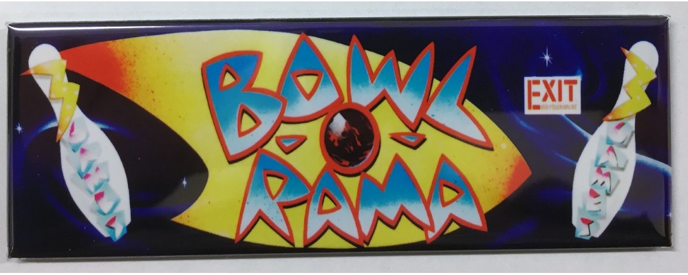 Bowl O Rama - Marquee - Magnet - Exit