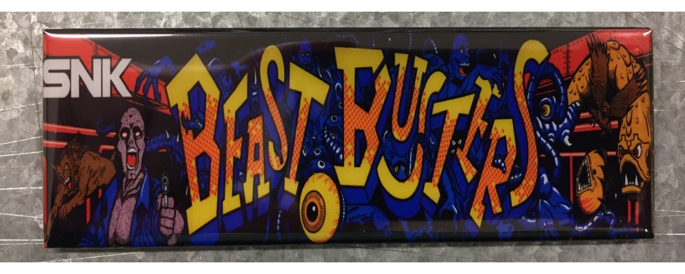 Beast Busters - Arcade Game Marquee - Magnet - SNK