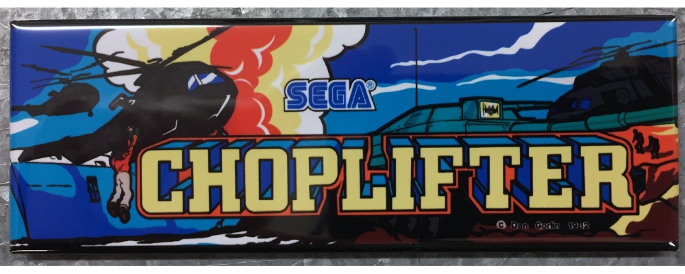 Choplifter - Marquee - Magnet - Sega