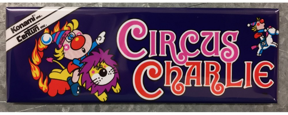 Circus Charlie - Arcade Game Marquee - Magnet - Konami