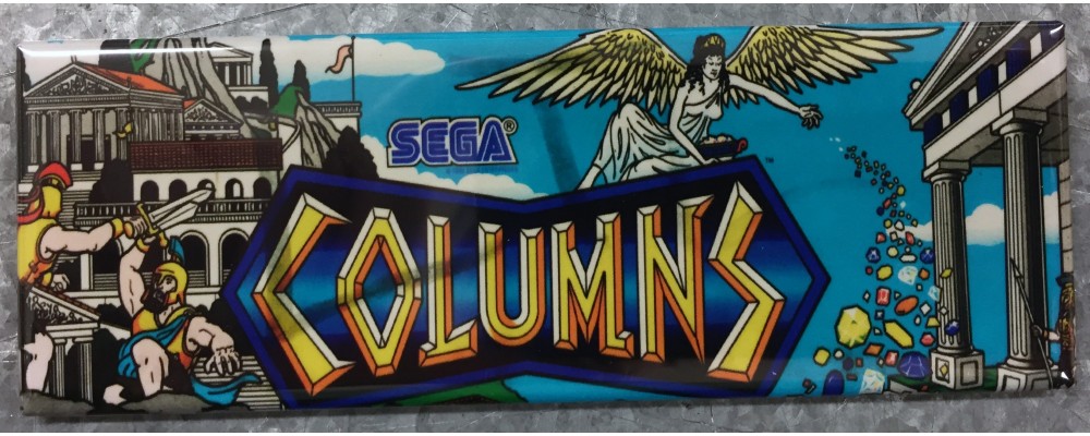 Columns - Arcade Game Marquee - Magnet - Sega