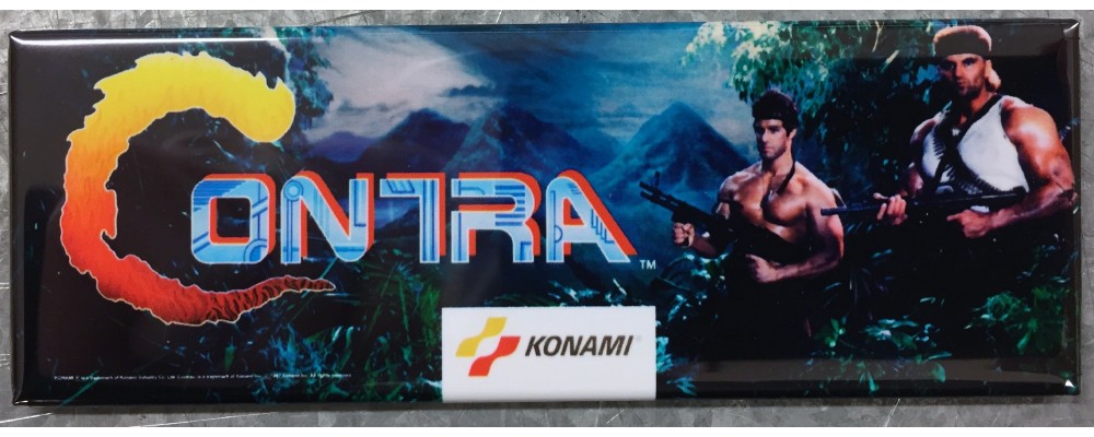 Contra - Marquee - Magnet - Konami