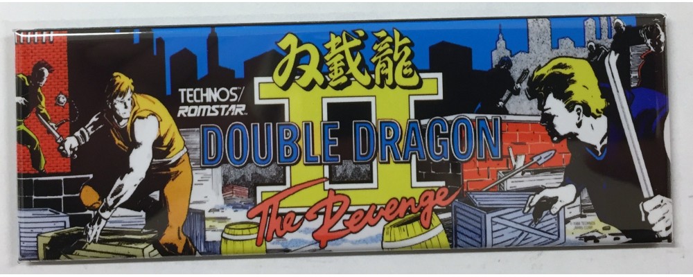 Double Dragon II - Marquee - Magnet - Technos/Romstar