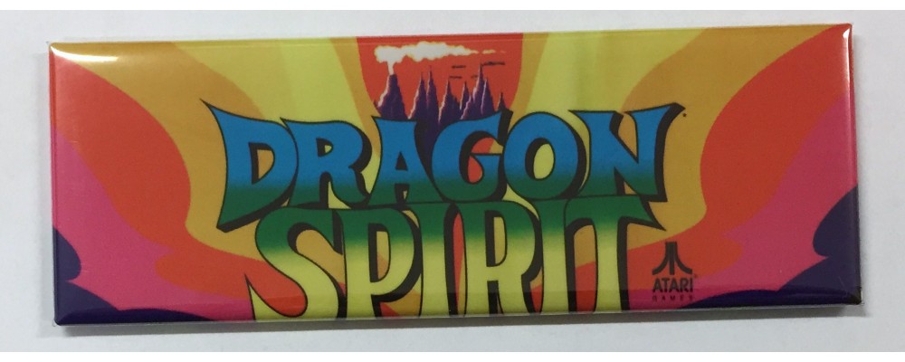 Dragon Spirit - Marquee - Magnet - Atari