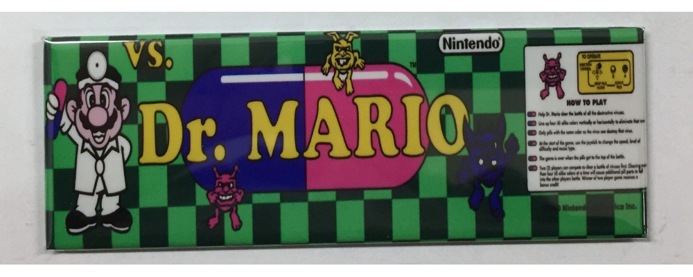 Dr. Mario - Marquee - Magnet - Nintendo