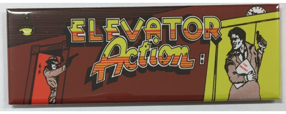 Elevator Action - Marquee - Magnet - Taito