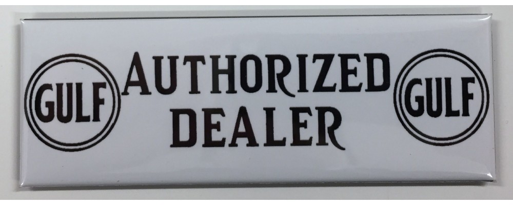 Gulf Authorized Dealer - Advertising - Magnet 