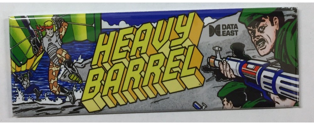 Heavy Barrel - Marquee - Magnet - Data East