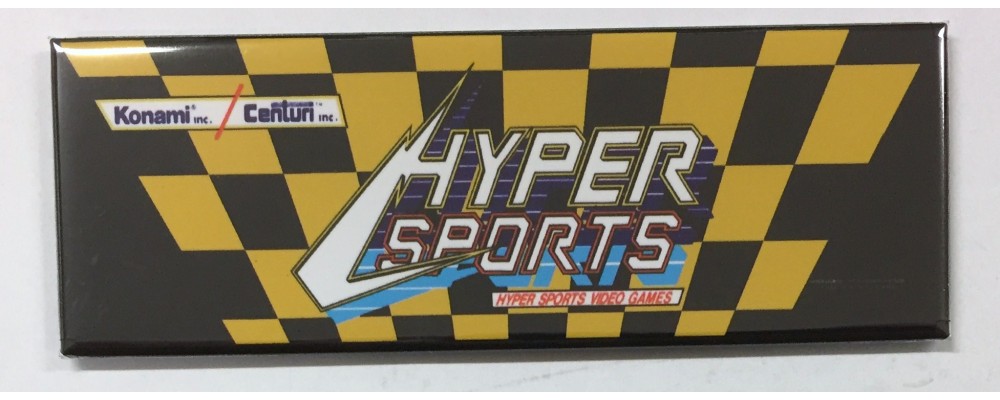 Hypersports - Marquee - Magnet - Konami