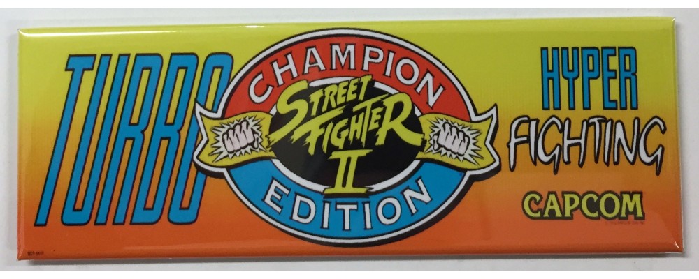 Turbo Street Fighter II Hyper Fighting - Arcade/Pinball - Magnet - Capcom
