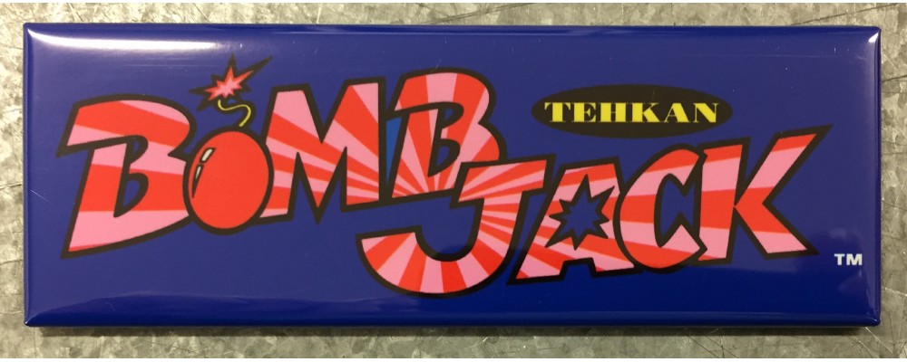 Bomb Jack - Arcade Game Marquee - Magnet - Tehkan