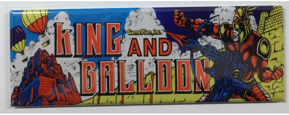 King And Balloon - Marquee - Magnet - Game Plan, Inc
