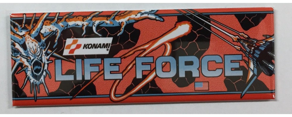 Life Force - Marquee - Magnet - Konami