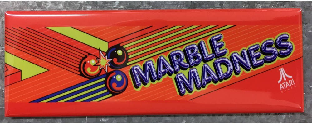 Marble Madness - Marquee - Magnet - Atari