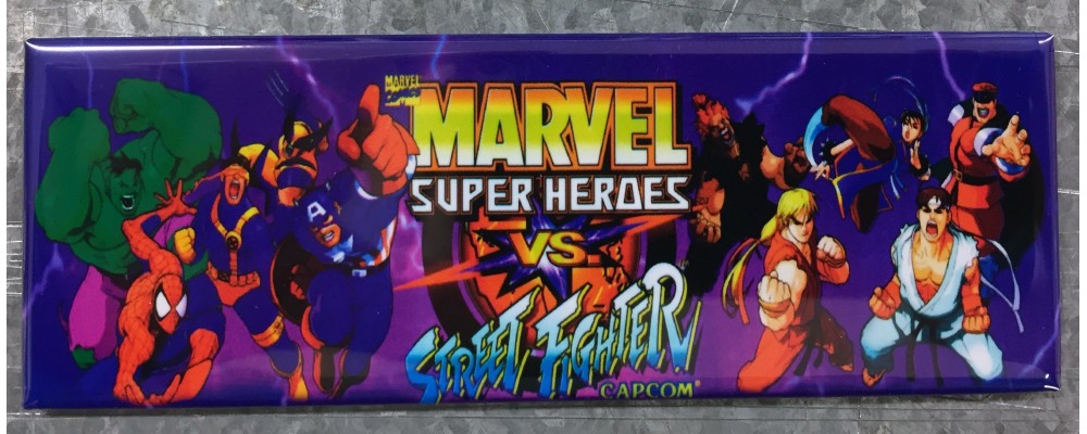 Marvel Super Heroes Vs Street Fighter - Marquee - Magnet - Capcom