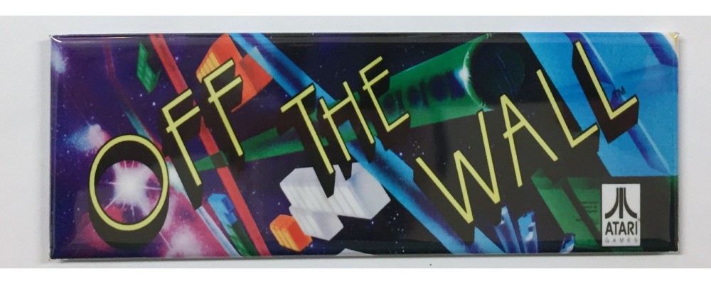 Off The Wall - Arcade Marquee - Magnet - Atari