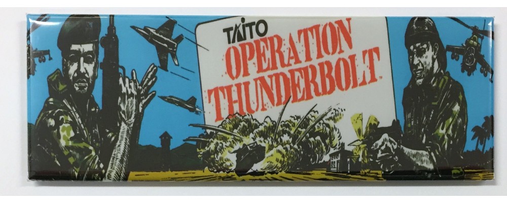 Operation Thunderbolt - Arcade Marquee - Magnet - Taito