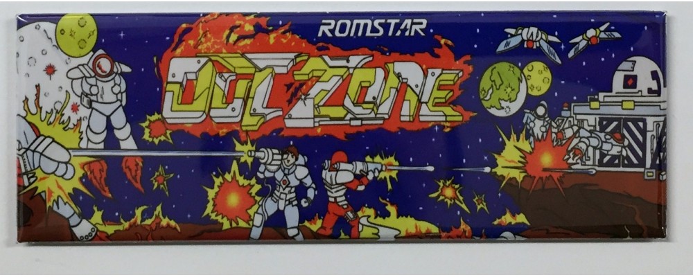Out Zone - Arcade Marquee - Magnet - Romstar