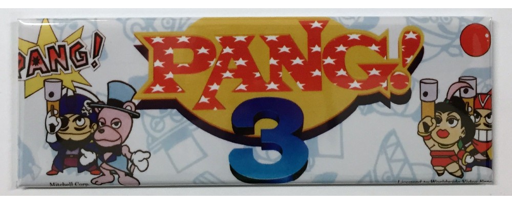 Pang! 3 - Arcade Marquee - Magnet - Mitchell Corp