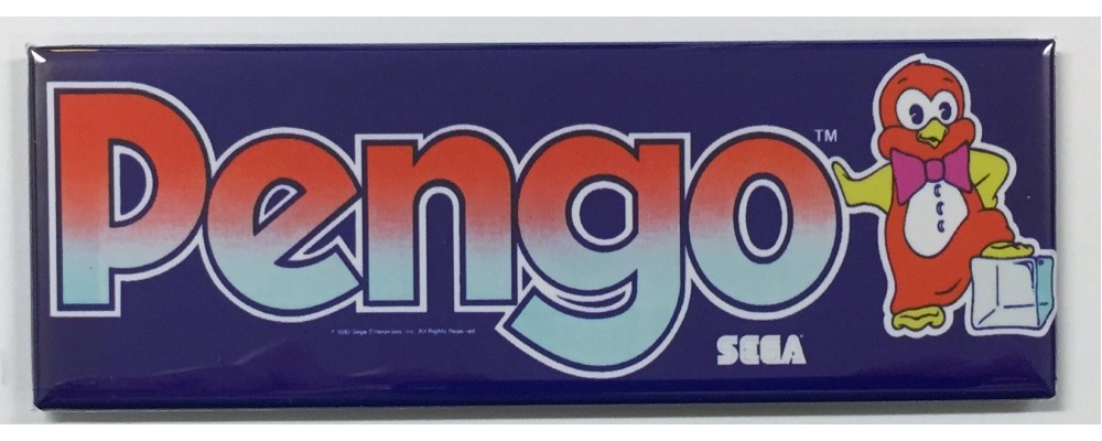 Pengo - Arcade Game Marquee - Magnet - Sega