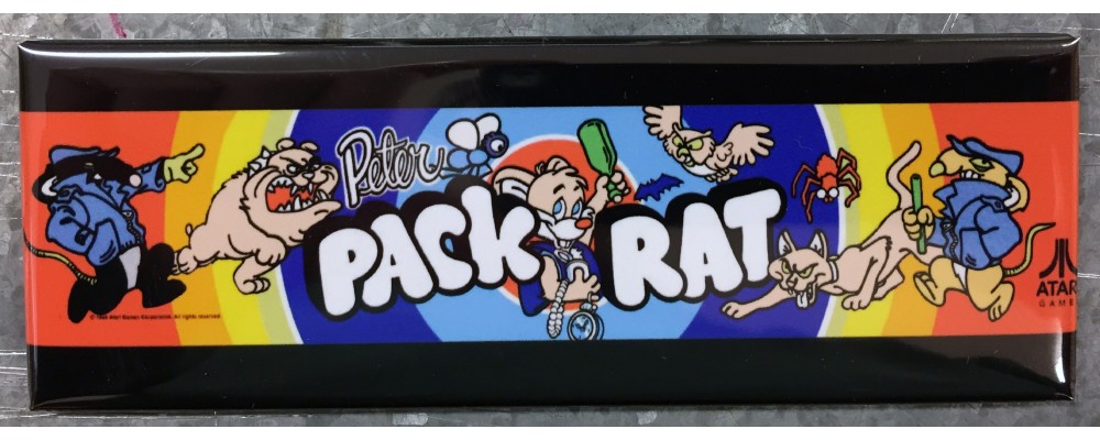 Peter Pack Rat - Marquee - Magnet - Atari