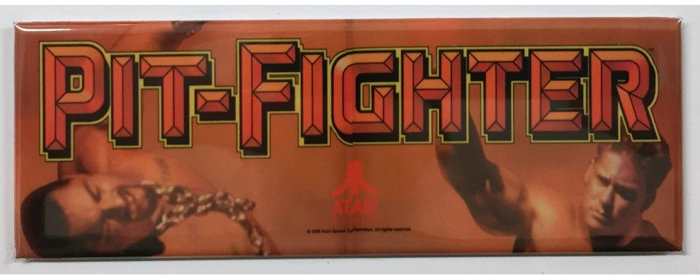 Pit Fighter - Arcade Marquee - Magnet - Atari