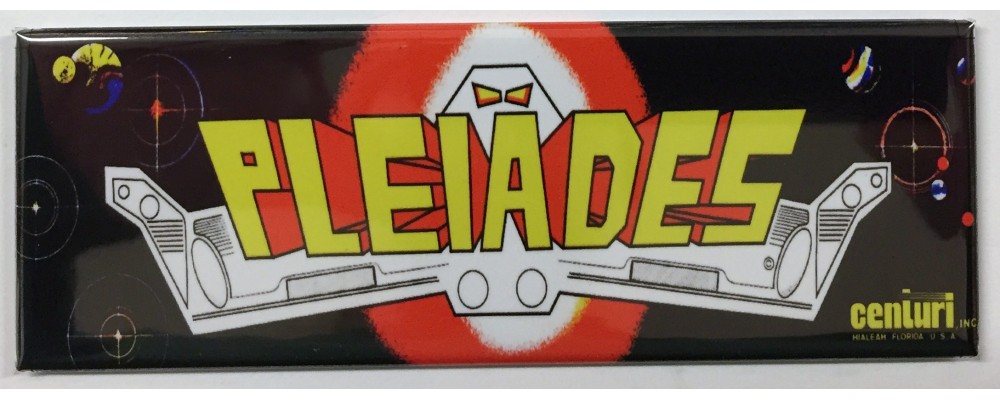 Pleiades - Arcade Marquee - Magnet - Centuri