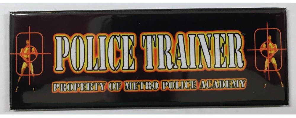 Police Trainer - Arcade Marquee - Magnet - P & P Marketing