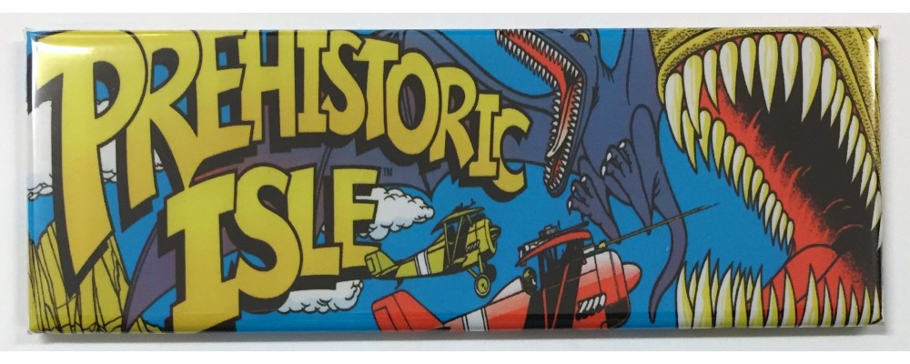 Prehistoric Isle - Arcade Game Marquee - Magnet - SNK