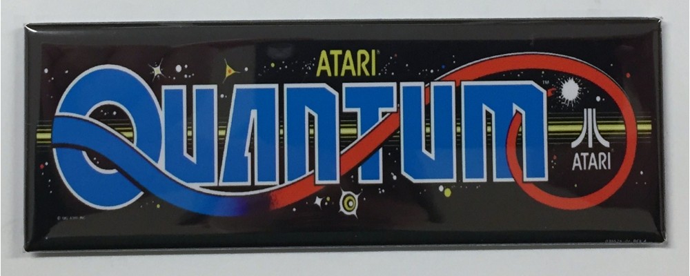 Quantum - Arcade Marquee - Magnet - Atari
