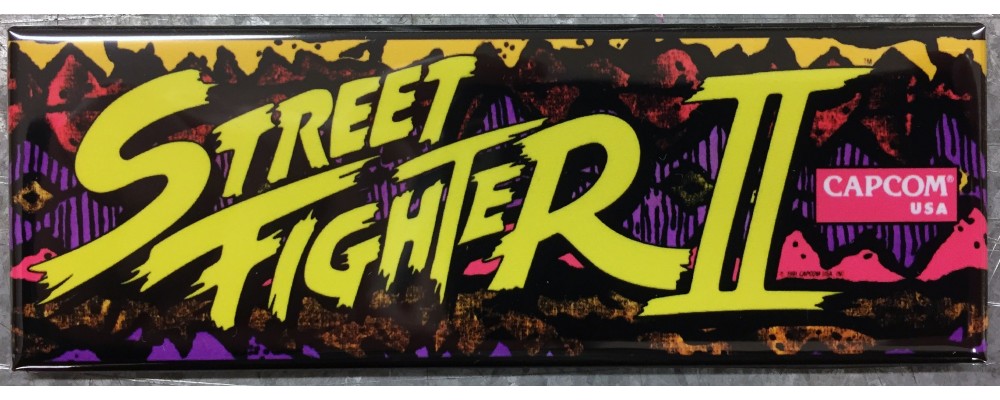 Street Fighter II - Marquee - Magnet - Capcom