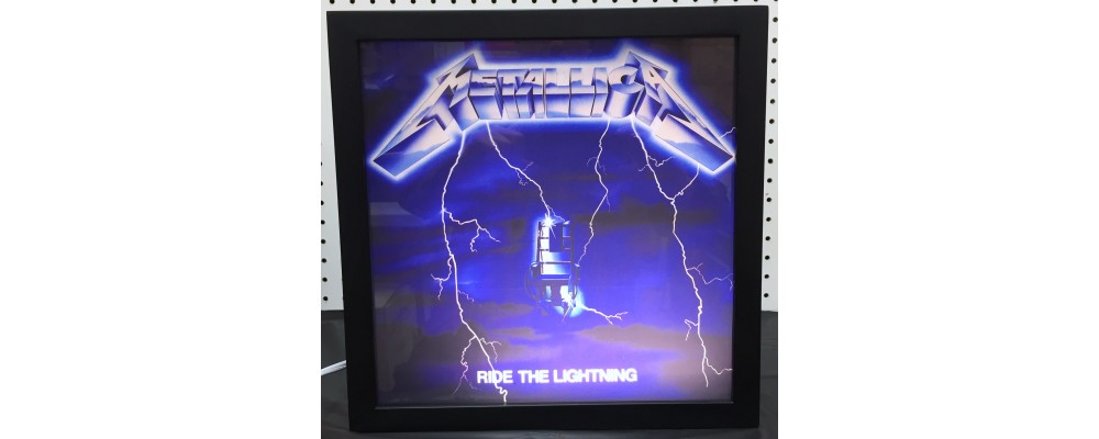 Metallica Ride The Lightning - Album Cover Print - Lightbox