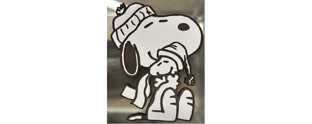 Snoopy and Woodstock - Pop Culture - Magnet Snoopy and Woodstock - Pop Culture - Magnet